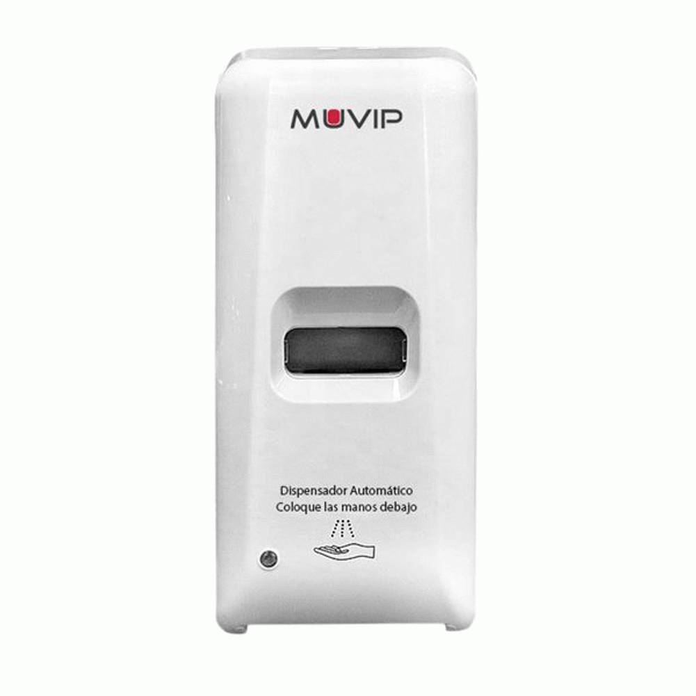 Dispensador de gel automtico sin contacto para pared 1000ml muvip MV0268