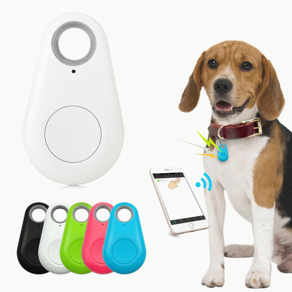 Llavero GPS anti pérdida mascotas blanco 51152