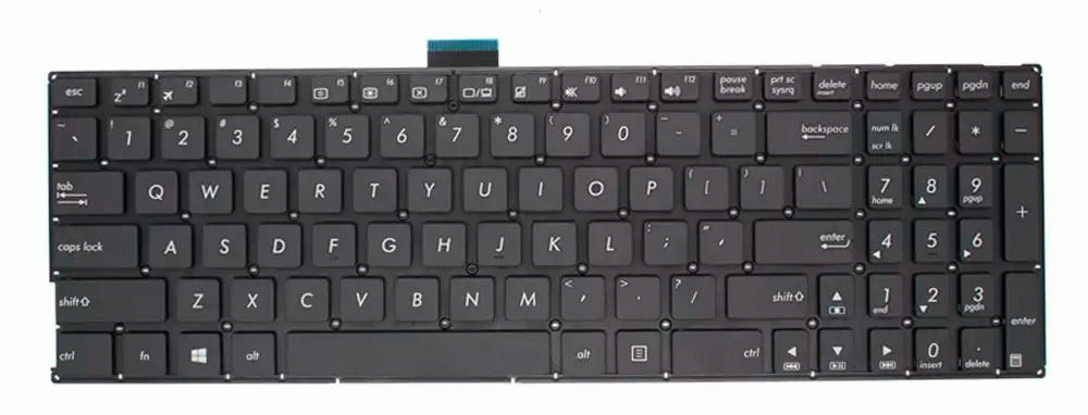 Teclat de recanvi per a ordinador portàtil ASUS - ASUS x553 71323