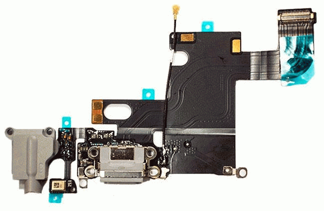 Conector carga + audio + microfono flex IPHONE 6 91493