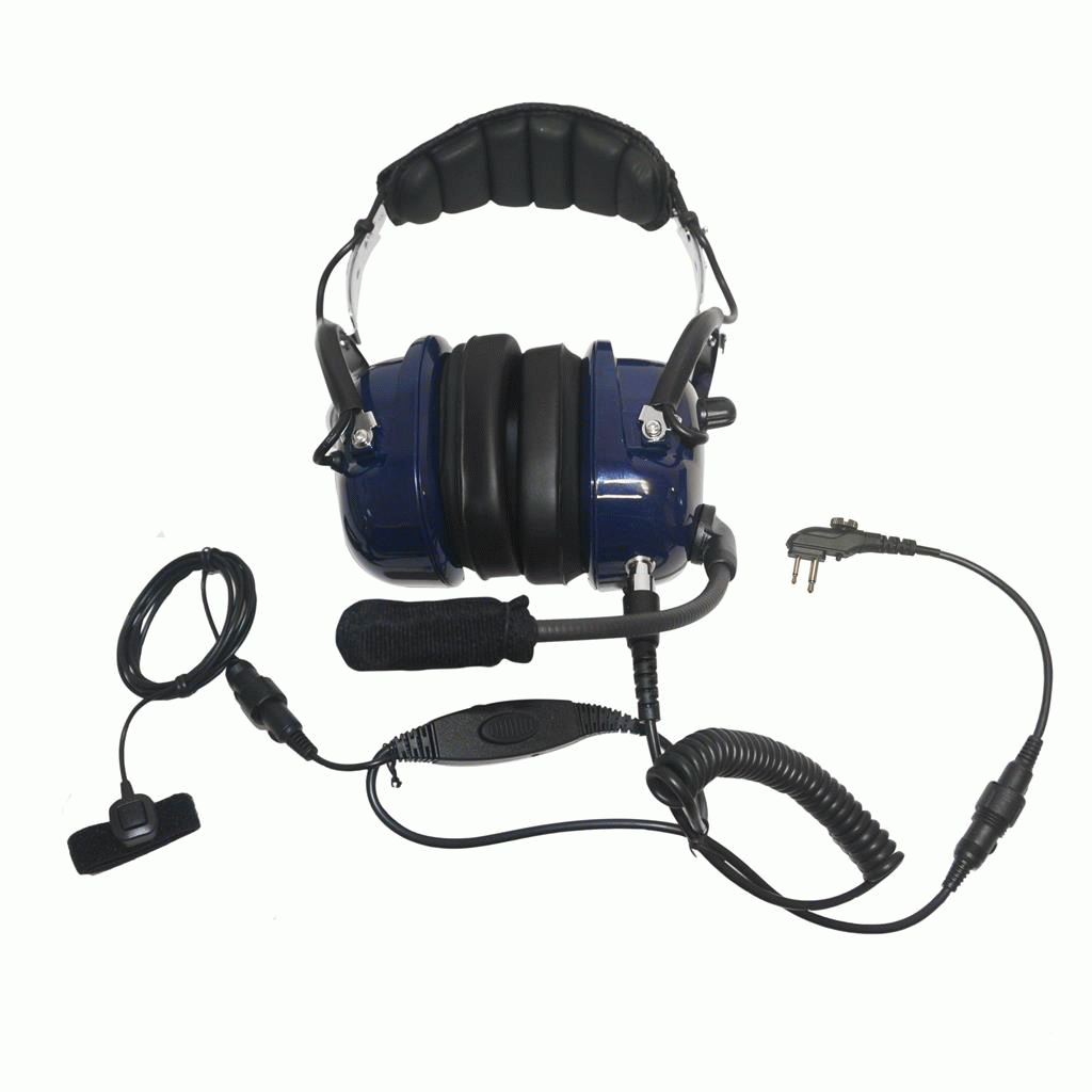 Team PR-2308 Micro-cascos para entorns sorollosos connector walkies Team Tecom srie IP