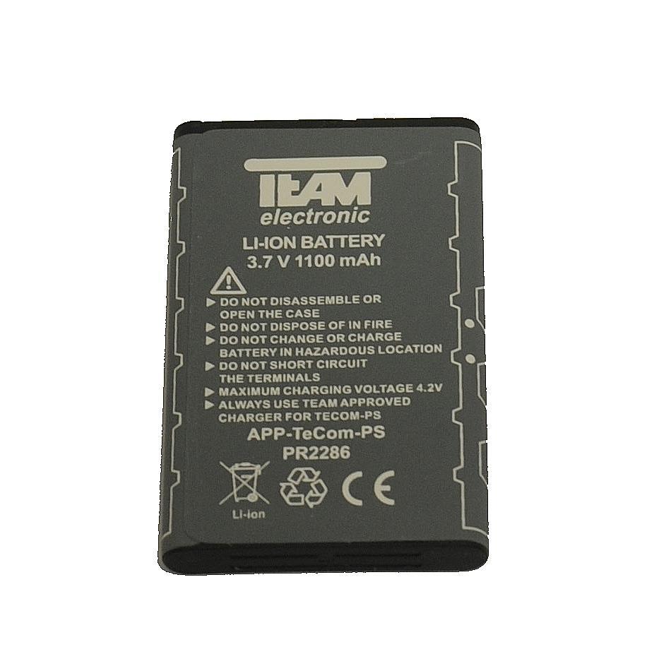 Batera Team PR-2286 Li-Ion 3,6V 1100mAh para walkies Tecom PS y Dynascan R10