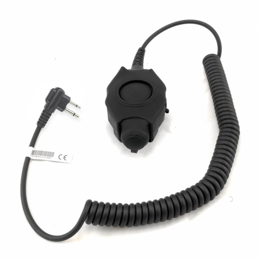 Pigmento métrico asqueroso Telecom CAB-PTT-DF-3-M conector adaptador y PTT para walkies conect...