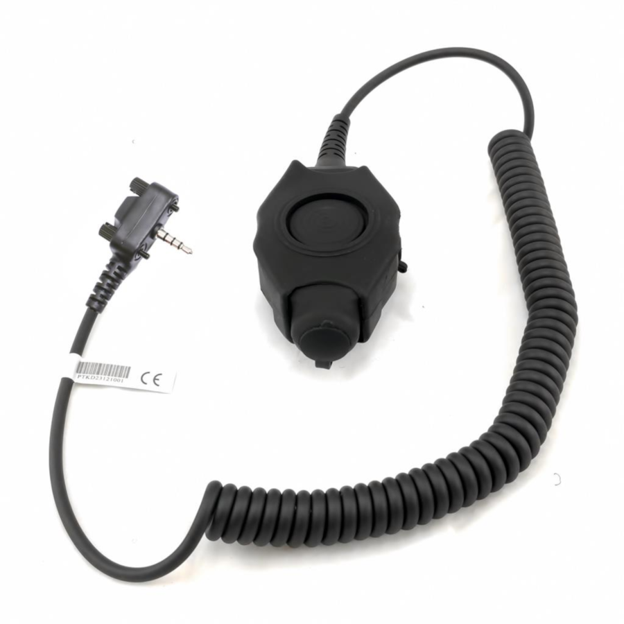 Telecom CAB-PTT-DF-3-VX351 conector adaptador y PTT para walkies conector Yaesu Vertex y casco diadema CD-DF3 conexin Nexus