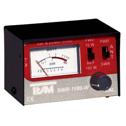 TEAM SWR-1180-W Medidor ROE y Watímetro 1,7 a 30 MHz