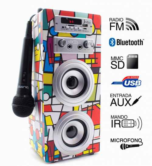 Altavoz BIWOND joybox karaoke Bluetooth picasso 51608