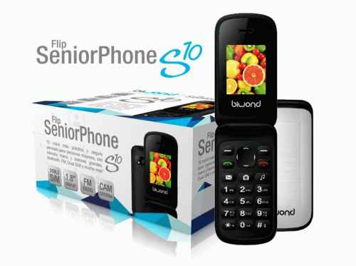 Teléfono BIWOND s10 dual SIM seniorphone blanco 51619