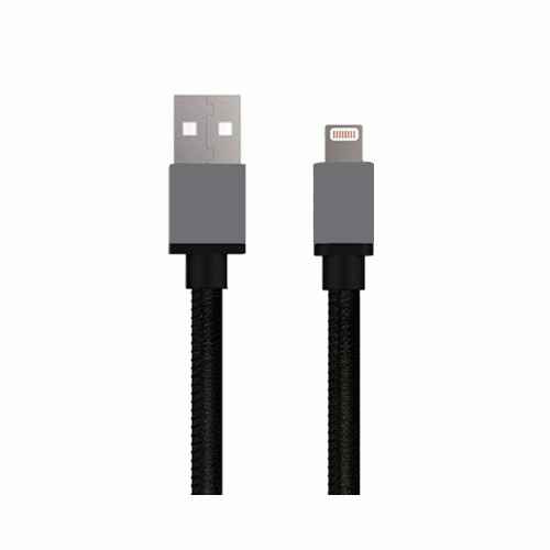 Cable USB a lightning 8 pines (carga y transferencia) piel 1m BIWOND 51928