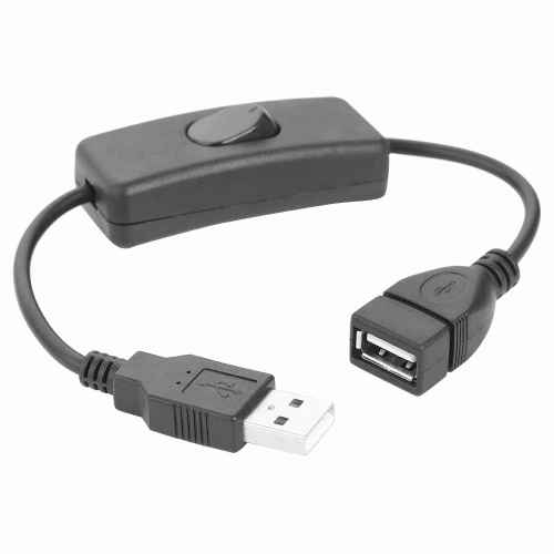 Cable USB 28cm 2.0 mascle a femella 54238