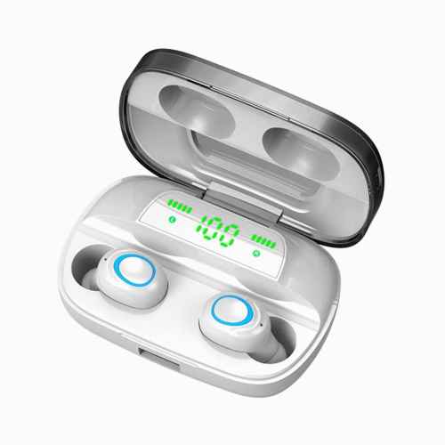 Mini auriculares Bluetooth tws-s11 LED (ios/Android) blanco 54254