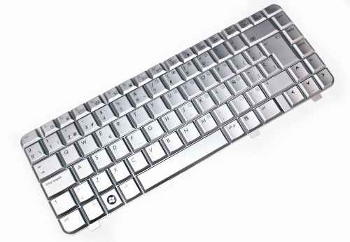 Teclado de recambio para ordenador portátil HP - HP dv4-1000 plata 71024