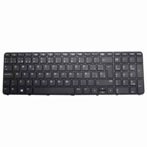 Teclado de recambio para ordenador portátil HP - HP elitebook 450 455 470 g3 G4 negro 71494