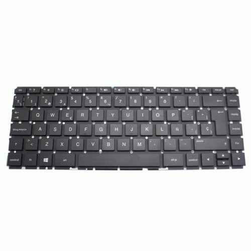 Teclado de recambio para ordenador portátil HP - HP PAVILION 14-ab 14-ab000 a14-ab100 negro 71505