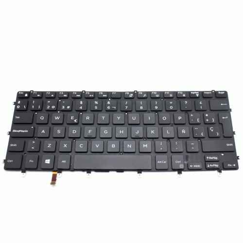 Teclado de recambio para ordenador portátil DELL - DELL precision 5510 9550 retroiluminado negro 71563