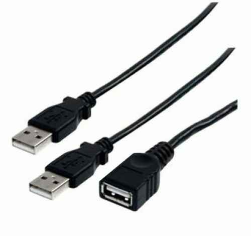 Cable USB hembra a USB macho (21cm) 800834