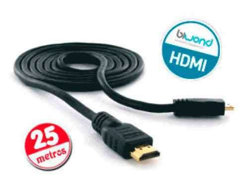 Cable HDMI v1.4 BIWOND 25m (24AWG y booster) 800852