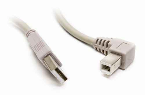 Cable USB 2.0 impresora 1.8m codo 800895