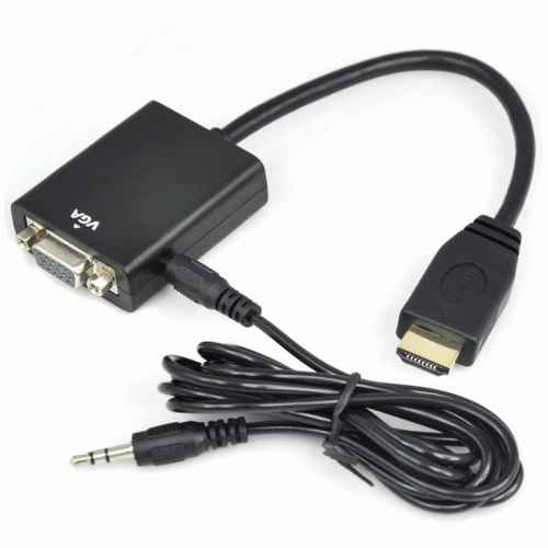 Cable adaptador HDMI a VGA con audio 800987