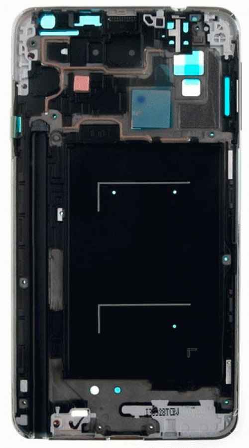 Marco lateral + chasis compatible SAMSUNG GALAXY note 3 negre 91634