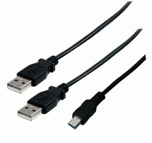 Cable doble USB a mini USB 92080