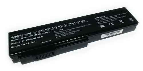 Batería de repuesto para ordenador portátil ASUS - ASUS 5200mAh g50 l50 m50 m51 m70 x55 x75vn BAT220