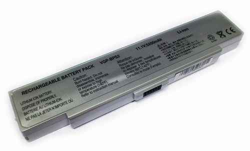 Batería de repuesto para ordenador portátil SONY - SONY VAIO 5200mAh vgp-bpl2a/s bpl2c/s bPS2a/s bPS2c/s (plata) BAT68