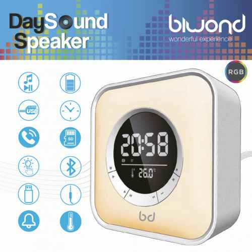 Altavoz reloj rGB daysound speaker BIWOND BW0094