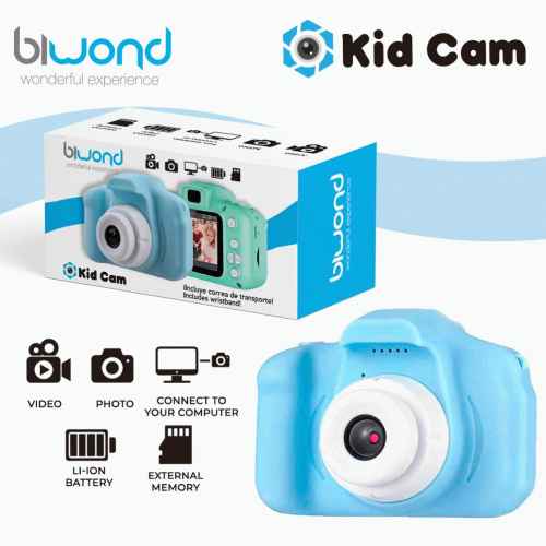 Cámara infantil BIWOND kid cam azul BW0129