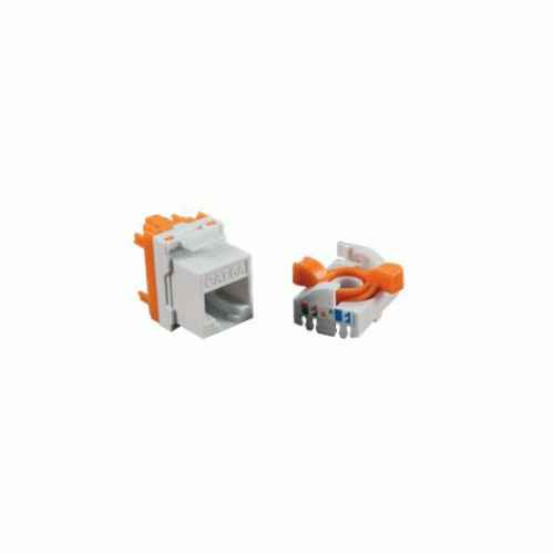 Connector femella RJ45 cat6 UTP tooless rotary 180º blanc cromad CR0990