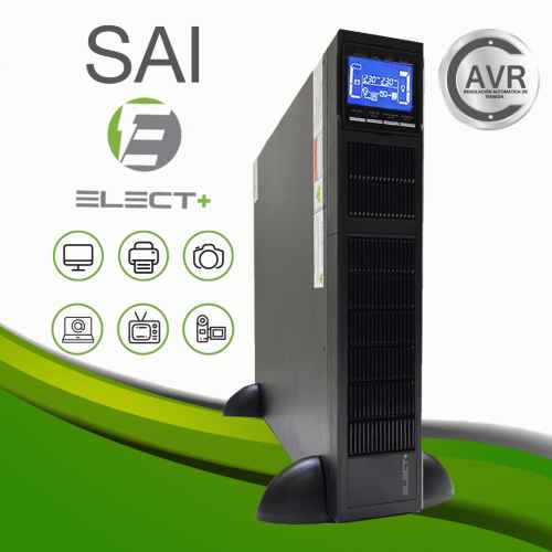 Sistema de alimentación ininterrumpida rack Protect online 6000Va EL0007 elect +
