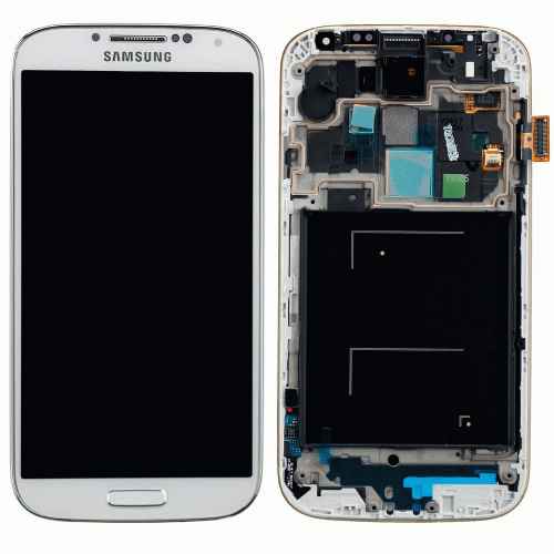 Pant. tactil + LCD compatible GALAXY s4 i9500 blanco SG-158