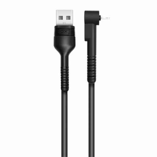 Cable nb100 anti rotura colzat lightning a USB negre 1m xo XONB100LGBK