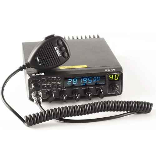 Alinco DX-10 Emisora móvil HF 28 a 29,700 MHz AM / FM / USB / LSB - 12W AM / 25W FM / SSB