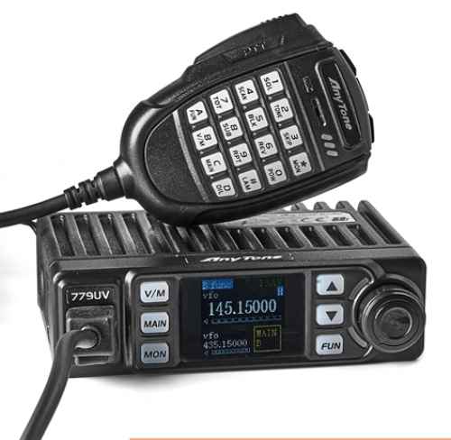 Anytone AT-779UV emisora móvil bibanda VHF-UHF para radioafición