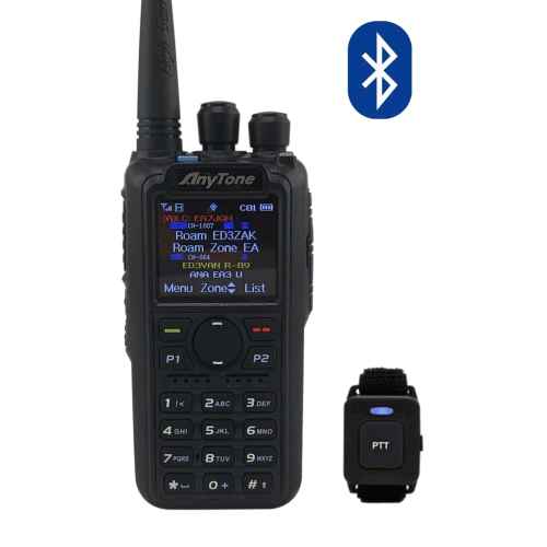 Anytone AT-D878UV PLUS Walkie digital DMR y analógico bibanda VHF UHF con bluetooth