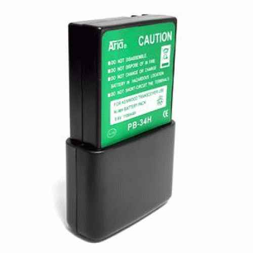 PB-34-H Batería Ni-Mh 9.6V 1100mAh para walkies Kenwood TH-22, TH-42AT, TH-79, TK-208, TK-308