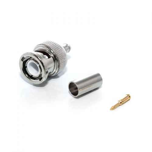 Conector BNC macho para cable RG-58, version crimpar