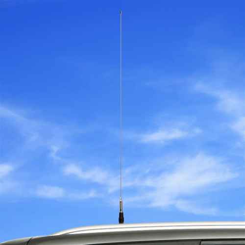 D-Original MV-80-PLM Antena móvil VHF 66-88 MHz para base PL - con muelle