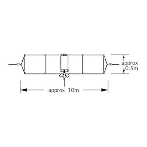 Diamond WD330S Antena doble dipolo multibanda de 2 a 28.6 MHz - 10 metres longitud