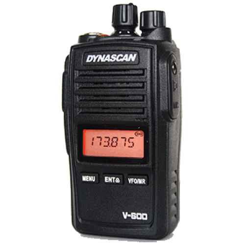 Dynascan V-600 walkie VHF 136 a 174 MHz
