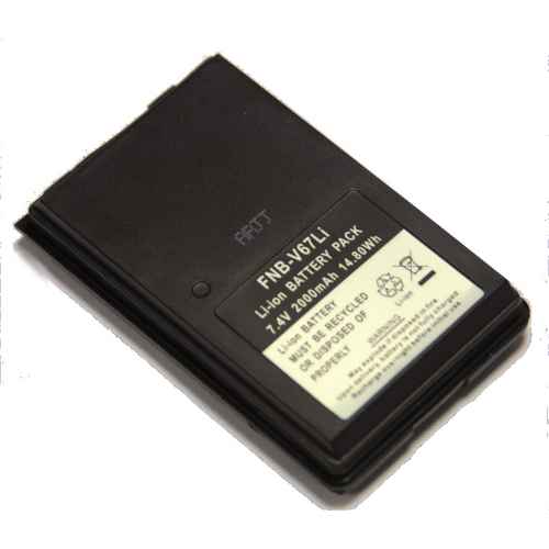 Batería FNB-67-LI 7,4V 2000mAh para walkies Yaesu VX-146, VX-150, VX-427, VX-800 y otros