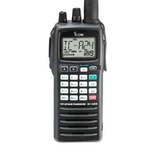 Icom IC-A24 walkie banda aviación con VOR