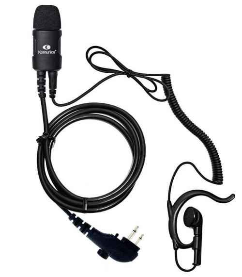 Komunica PWR-2400-PD505 Pinganillo / microauricular Noise Cancelling para walkies HYTERA series PD-505