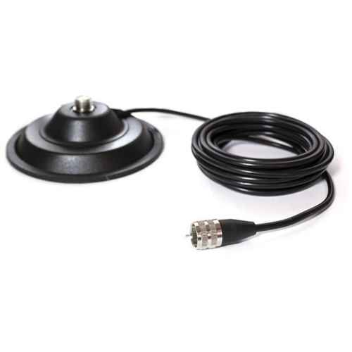 Komunica BK-1500 base magnética para antenas con conector PL, de 150 mm