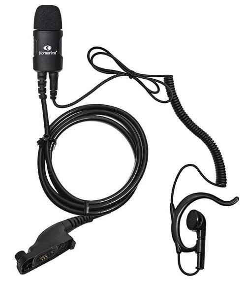 Komunica PWR-2400-TRBO Microauricular pinganillo noise canceling per Motorola sèries DMR TRBO