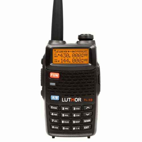 Luthor TL-50 Walkie Talkie bibanda VHF/UHF (144/430 MHz)