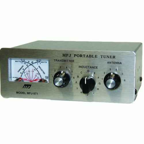 MFJ-971 acoplador manual con medidor SWR para HF de 1,8 a 30 MHz 200W
