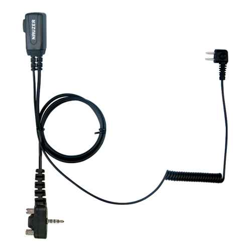 Nauzer PTT32Y2 pulsador y micrófono para conectar cascos Peltor SPORTTAC a walkie Yaesu VX-427, VX-351 y similares
