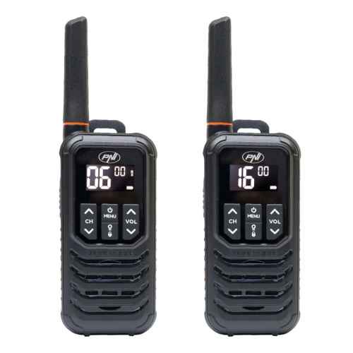 PNI PMR R80 PRO: Pareja de walkie-talkies PMR-446 de uso libre