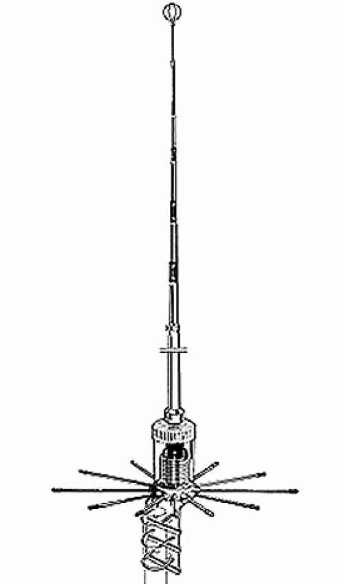 Sirio 2016 Antena base CB 27 MHz 16 radiales